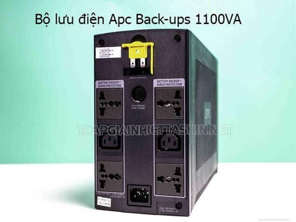 Hình ảnh mặt sau bộ lưu điện APC Back-UPS1100VA